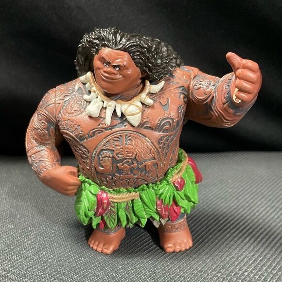 Disney Moana Maui Toy Figure Demigod. (missing Hook) - Picture 1 of 6